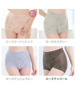 BRADELIS New York 【Yukine inc. 】ゆきねえ365綿混モアらくすっぽりショーツ24 ブラデリス 補正下着 シアーグレージュ