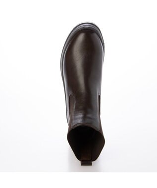MODE ET JACOMO <carino>厚底サイドゴアブーツ ダークブラウン