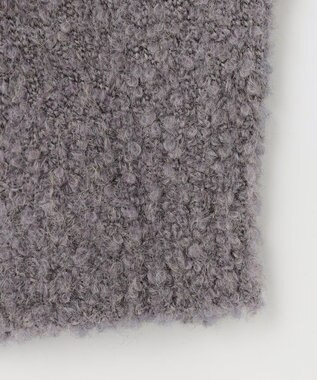 Feroux 【洗える】ブークレーラグラン ニット グレー系