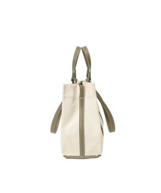 LA BAGAGERIE 【veganview】w handle canvas mini tote カーキ