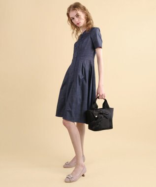 TOCCA 【大人百花掲載・撥水】T CADEAU TOTE トートバッグ ブラック系