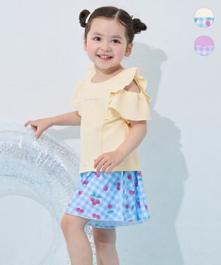 ANY KIDS 【UVカット】2WAYショルダーセパレート水着
