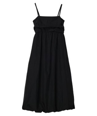 earth music&ecology テックバルーンキャミワンピース Black