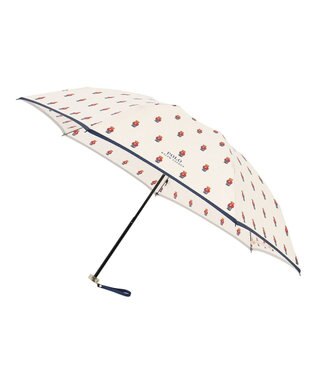 MOONBAT POLO RALPH LAUREN 折りたたみ傘 FLAG BEAR ツイル オフホワイト