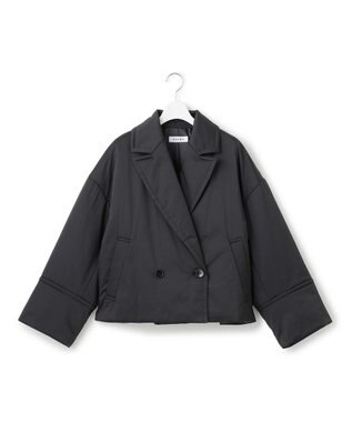 23区 【SACRA】パディングタフタ ショートコート ブラック系