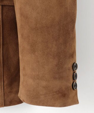 JOSEPH ABBOUD 【やぎ革ゴートスウェード/軽量/ソフト/ストレッチ】ゴートスウェード ジャケット キャメル系