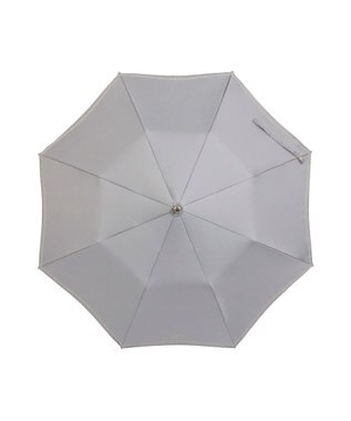 MOONBAT 【 遮光率100％/遮熱/UV】FURLA(フルラ) 晴雨兼用日傘 ジッパー刺繍 折りたたみ傘 楽折 ダークグレー