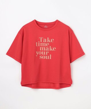 ANY L ANYファンクションロゴTシャツ レッド
