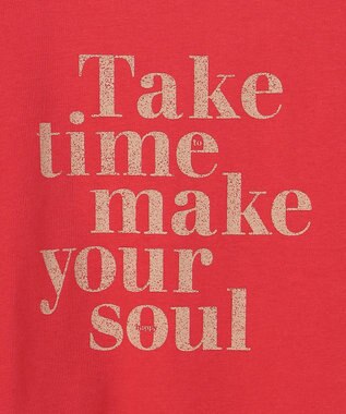 ANY L ANYファンクションロゴTシャツ レッド