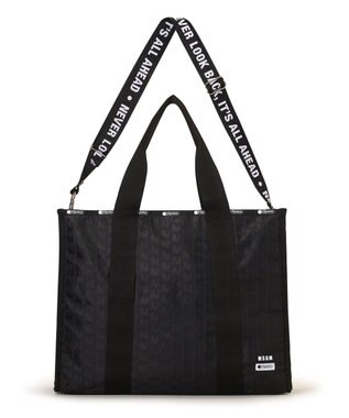 LeSportsac MSGM LG BOAT TOTE/ボートトートブラックジャカード ボートトートブラックジャカード