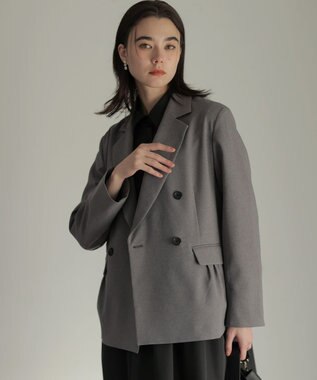 組曲 S シュットクロス ジャケット グレー系