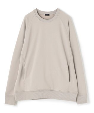 JOSEPH HOMME コットンナイロンテリー　クルーネックスウェット ベージュ系