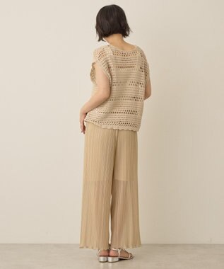 AMERICAN HOLIC ラメプリーツパンツ Ivory