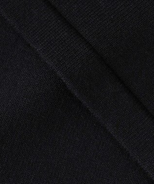 組曲 L フレアスリーブニットポロ ブラック系