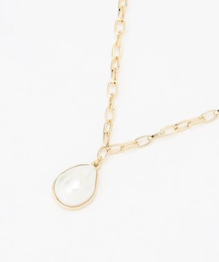 ANY パールチェーンネックレス ゴールド系