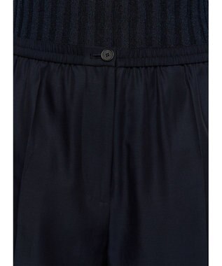JOSEPH ソフトコットンシルク　イージートラウザーズ Navy