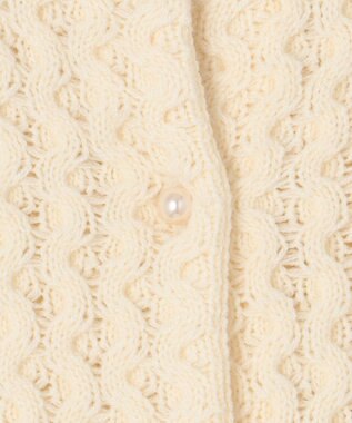 組曲 S 【WEB限定】バルキーニット ベスト アイボリー系