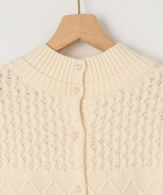 組曲 S 【WEB限定】バルキーニット ベスト アイボリー系