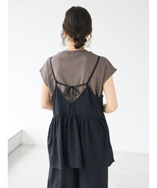 CRAFT STANDARD BOUTIQUE レーヨンキャミチュニック Black