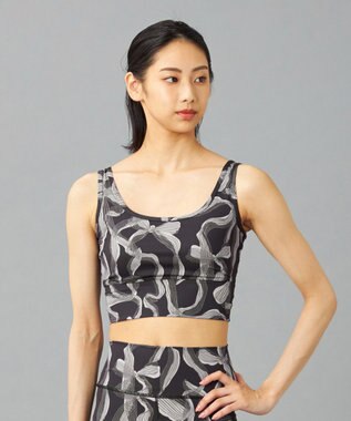 Chacott Chacott BALANCE リボンプリントブラトップ