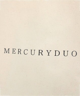 style code 【MERCURYDUO/マーキュリーデュオ】カードケース付　キャンバストートバッグ 推し活バッグ ブラック