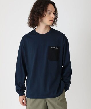 Columbia Columbia/ ヤングストリートロングスリーブクルー /コロンビア Collegiate Navy