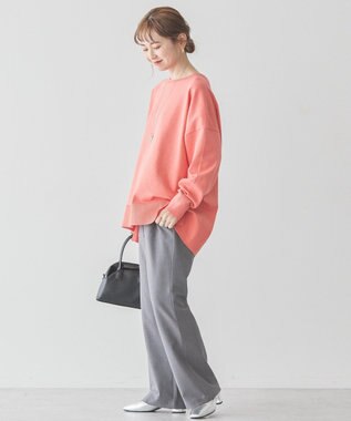 AMERICAN HOLIC 前振りロングニットプルオーバー Pink