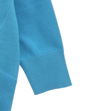 AMERICAN HOLIC 前振りロングニットプルオーバー Sax