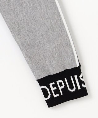 23区GOLF 【WOMEN】レーヨンストレッチカラーブロックニット ライトグレー系