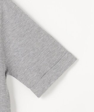 J.PRESS LADIES Vis/Peスパーク ハーフスリーブ ニットジャケット グレー系