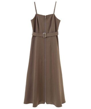 earth music&ecology ダブルジップキャミドレ Mocha