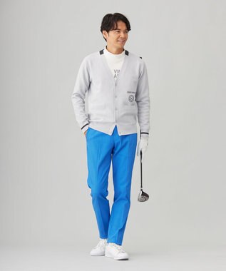 23区GOLF 【MEN】【ストレッチ】ハイパワーストレッチカルゼパンツ ダルブルー系