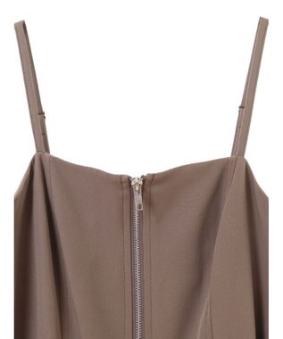 earth music&ecology ダブルジップキャミドレ Mocha