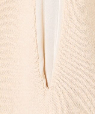 自由区 【カトリエムブーケ】Soyeux touche バックリボンプルオーバーニット エクリュ