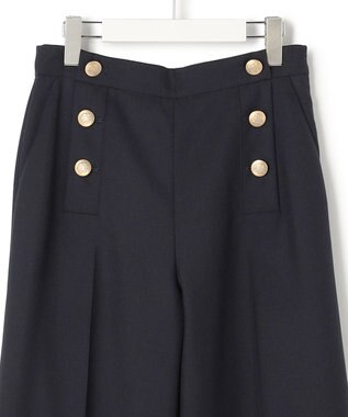 23区 S 【先行予約】TWギャバジン ワイドパンツ ネイビー系