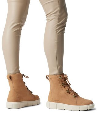 SOREL ソレルエクスプローラー3 ジョアンウォータープルーフ Tawny Buff, Chalk