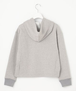 PW CIRCULUS 【WOMEN】【洗える/軽量】裏毛 ロゴ フーデッド プルオーバー ゴルフウェア レディース ライトグレー