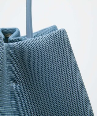 TOPKAPI 【Breath TOPKAPI】メッシュ 2way ビッグ ワンハンドル ショルダーバッグ ブルーグレー