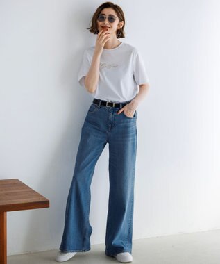 23区 【~6/28まで受注生産】カスタマイズ 立体刺繍 半袖 Tシャツ ホワイト×シルバー