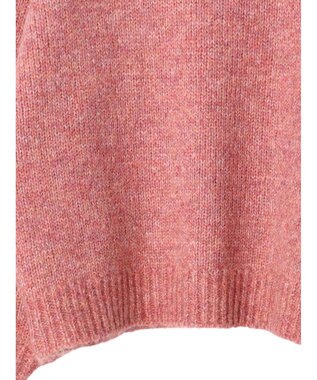 earth music&ecology ファンシーヤーンメランジプルオーバー Pink