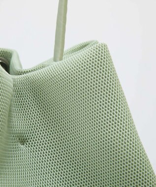 TOPKAPI 【Breath TOPKAPI】メッシュ 2way ビッグ ワンハンドル ショルダーバッグ ペールミント