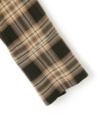 23区 S 【WEB&一部店舗限定】シアーコットン チェック シャツ ブラックチェック