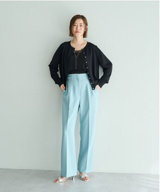 YECCA VECCA チュールMIXリブインナー Black