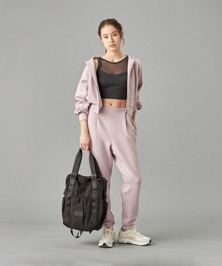 Chacott ダンボールフルジップフーディー グレイッシュローズ