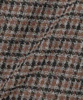 23区 S 【GLOW10月号掲載/洗える】ツイーディーカラーミックス  Iライン スカート ブラウンチェック