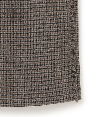 23区 S 【GLOW10月号掲載/洗える】ツイーディーカラーミックス  Iライン スカート ブラウンチェック