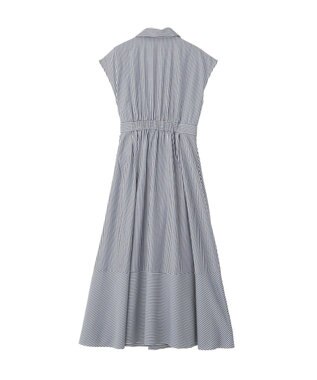 YECCA VECCA フラワーレースカシュクールワンピース Stripe