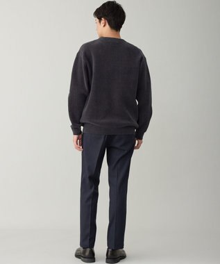 UNFILO MENS ライトモール ニット チャコールグレー