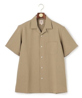 J.PRESS MEN 【WEB・一部店舗限定】リネンライク オープンカラーシャツ