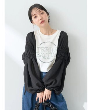 earth music&ecology シアーボレロ Black